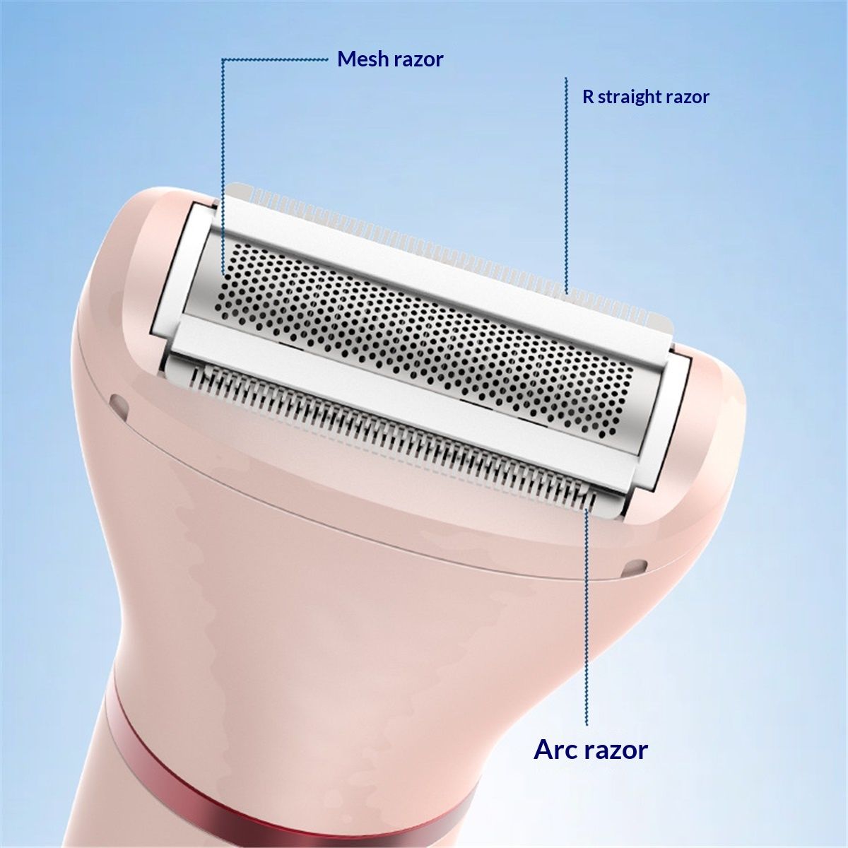 Bikini Trimmer for Women, 3-in-1 Electric Razors for Women, Waterproof Rechargeable Cordless Pubic Hair Shaver, with LED Display, for Ladies Bikini Pubic — image 2