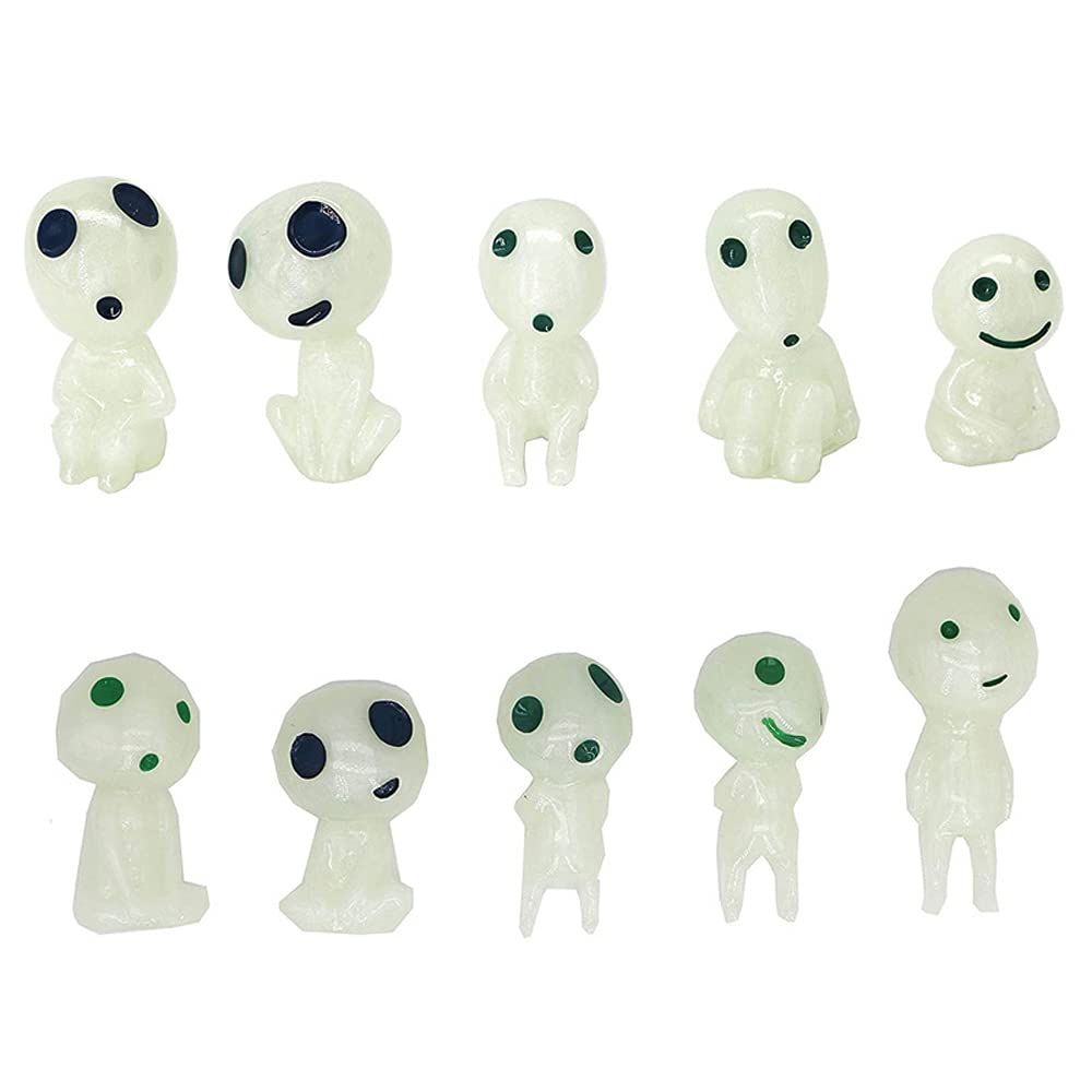 10Pcs Glow in The Dark Tree Elves Garden Statue Decor Miniature Luminous Ghost Princess Tree Spirit Fairy Garden Accessories โ image 2