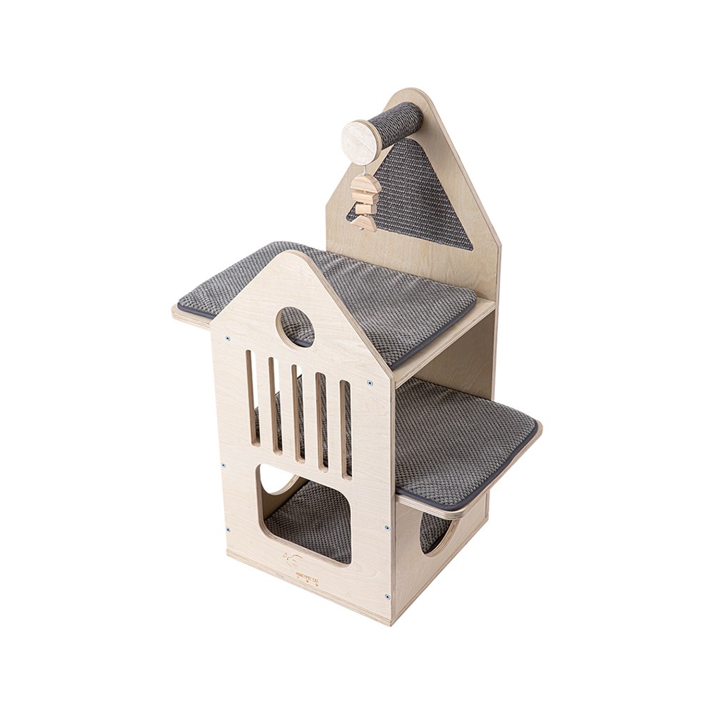 HONEYPOTCAT Cosy Cat Villa - 87.5cm