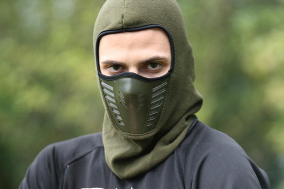 Motorcycle Mask Thermal Face Mask Balaclava Ski Mask -Army Green — image 3