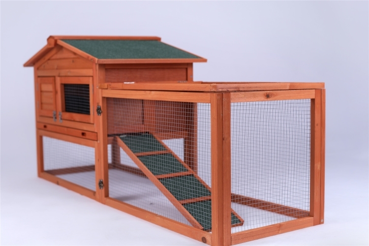 YES4PETS Rabbit Hutch Metal Run Wooden Cage Guinea Pig Cage House โ image 2