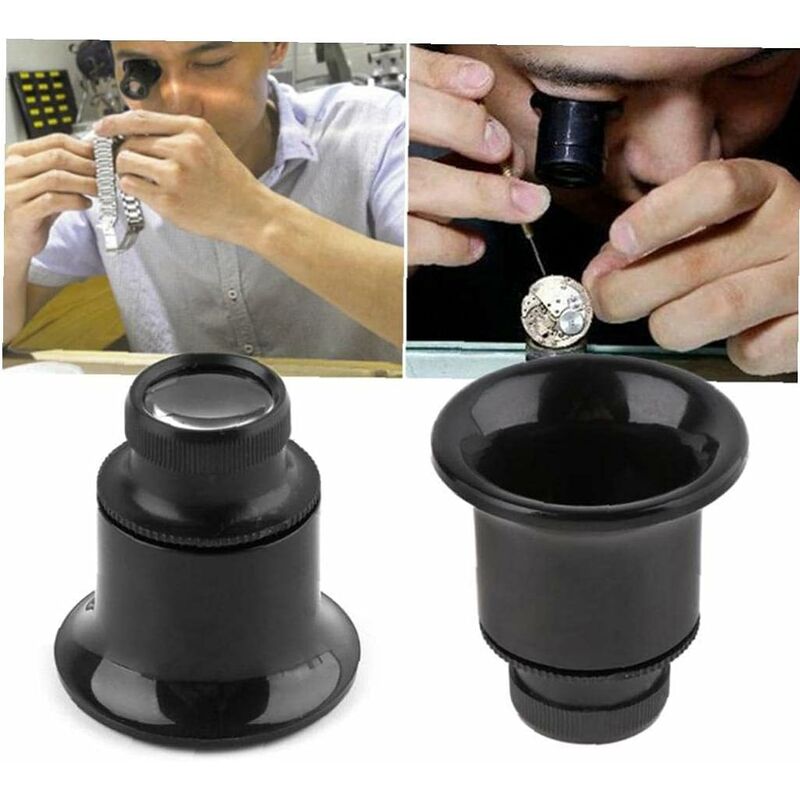 Magnifying Glasses, 20X Magnification Watchmaking Tool Magnifier Loupe Magnifier Set For Watching Jewelry Repair — image 3