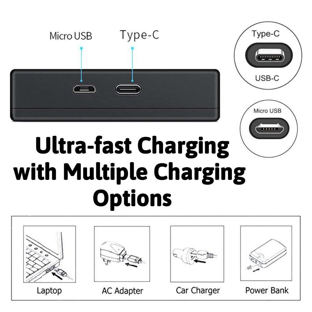 Hridz EN-EL15 Battery & Charger set for Nikon Z6, Z7, D780, D500, D600, D610, D750, D800, D810, D810a, D850 — image 3