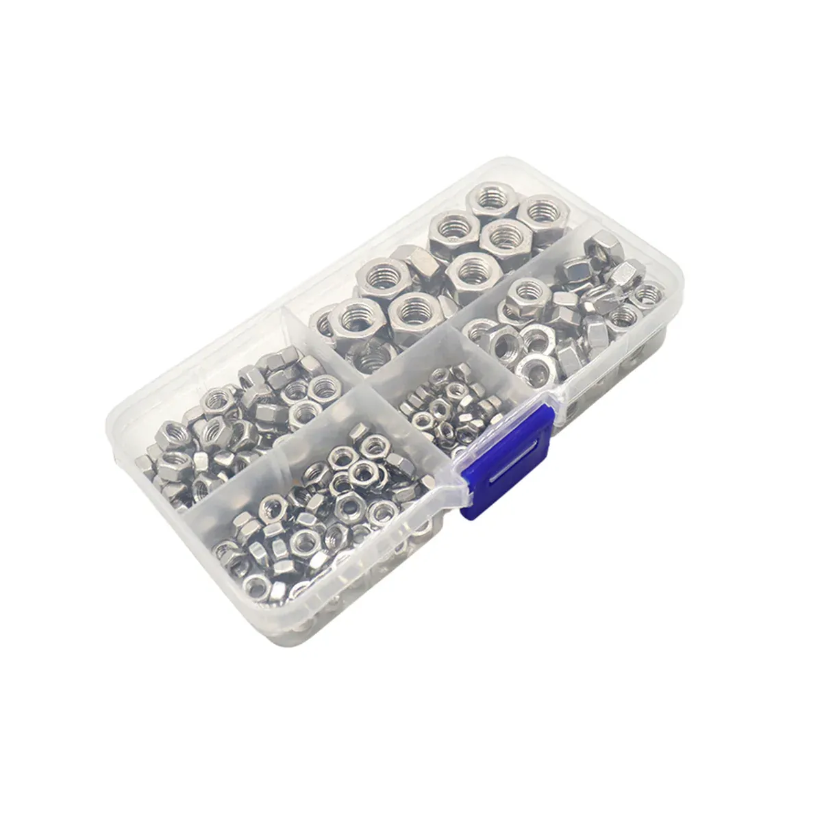 Stainless Steel Nuts 220pcs Nut Sets Hardware Fasteners Assortment Kit Nuts โ image 2