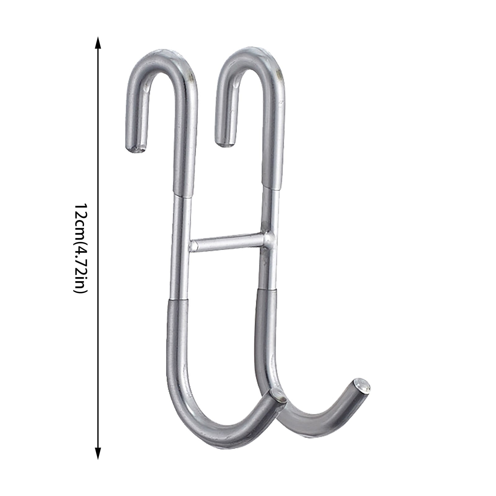 1 Pack Over The Door Hooks, Hangers Hooks with Rubber Prevent Scratches Heavy Duty Organizer for Living Room, Bathroom, Transparent — image 3