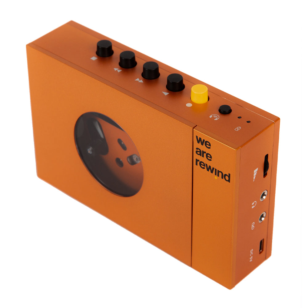 We Are Rewind Portable Cassette Player & Recorder - Serge, Orange β image 3