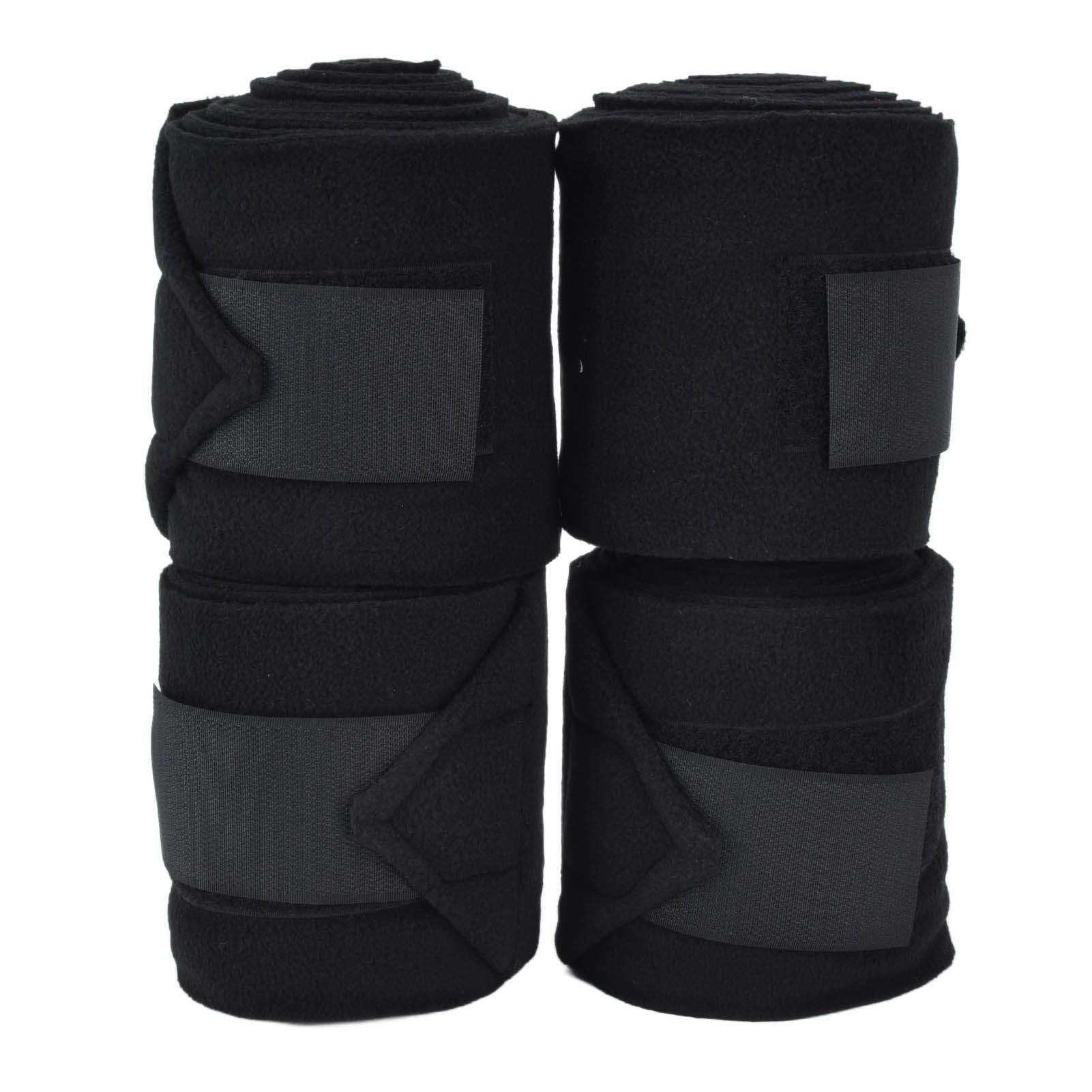 4Pcs Horse Leg Warp Self Adhesive Breathable Wear Resistant Animal Leg Bandage for Cows Horses Black — image 6