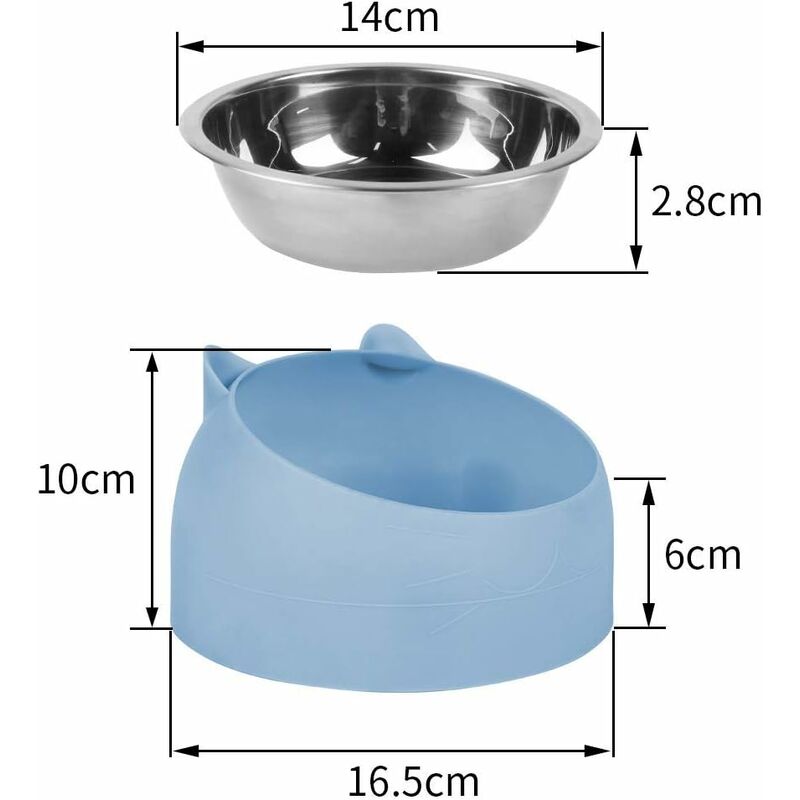 Raised And Tilted Cat Bowl — image 2