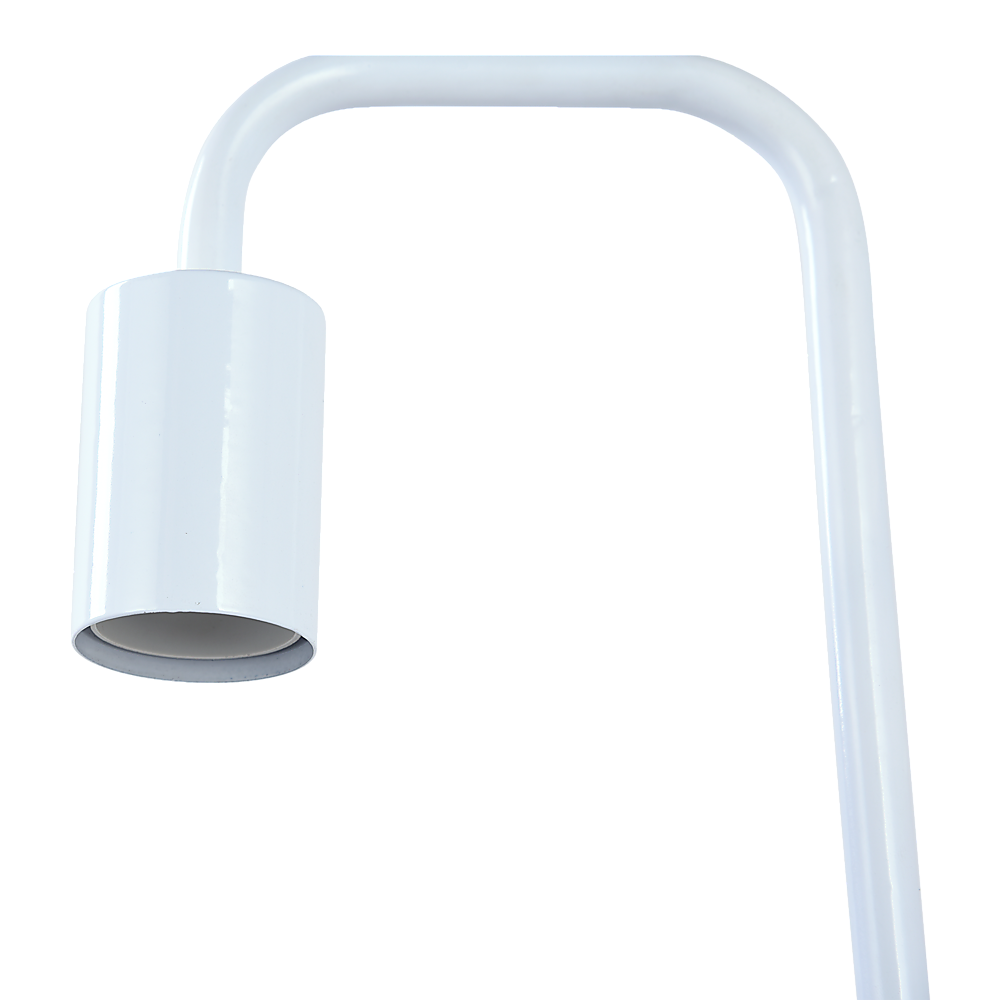 Modern Table lamp Desk Light Timber Base Bedside Bedroom White โ image 6