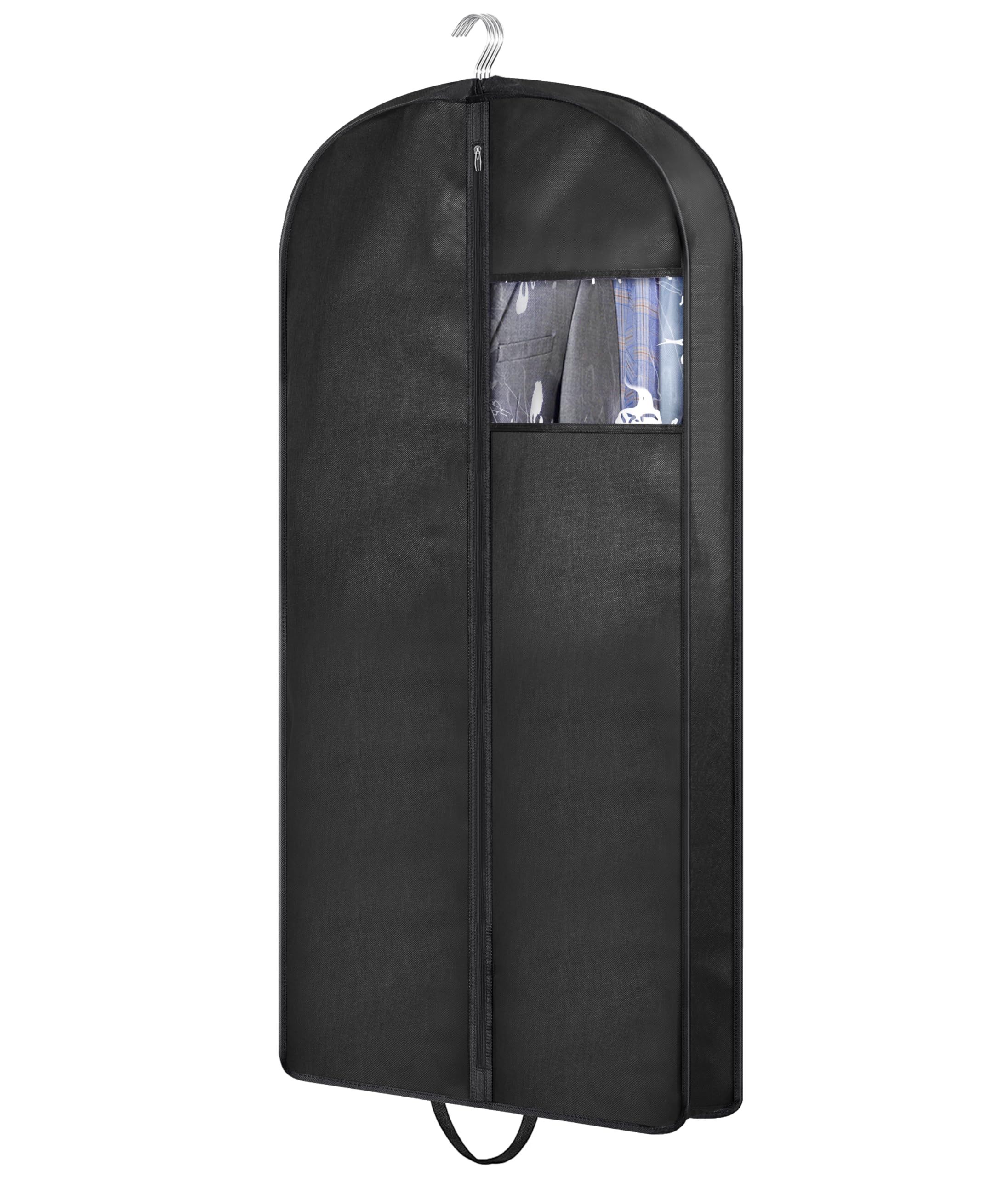Travel Garment Bag with Zipper Pocket, Suit Bag for Suits, Dresses, Coats Men Suit Cover With Handles for Clothes, Coats, Jackets, Shirts(3 Packs) — image 4