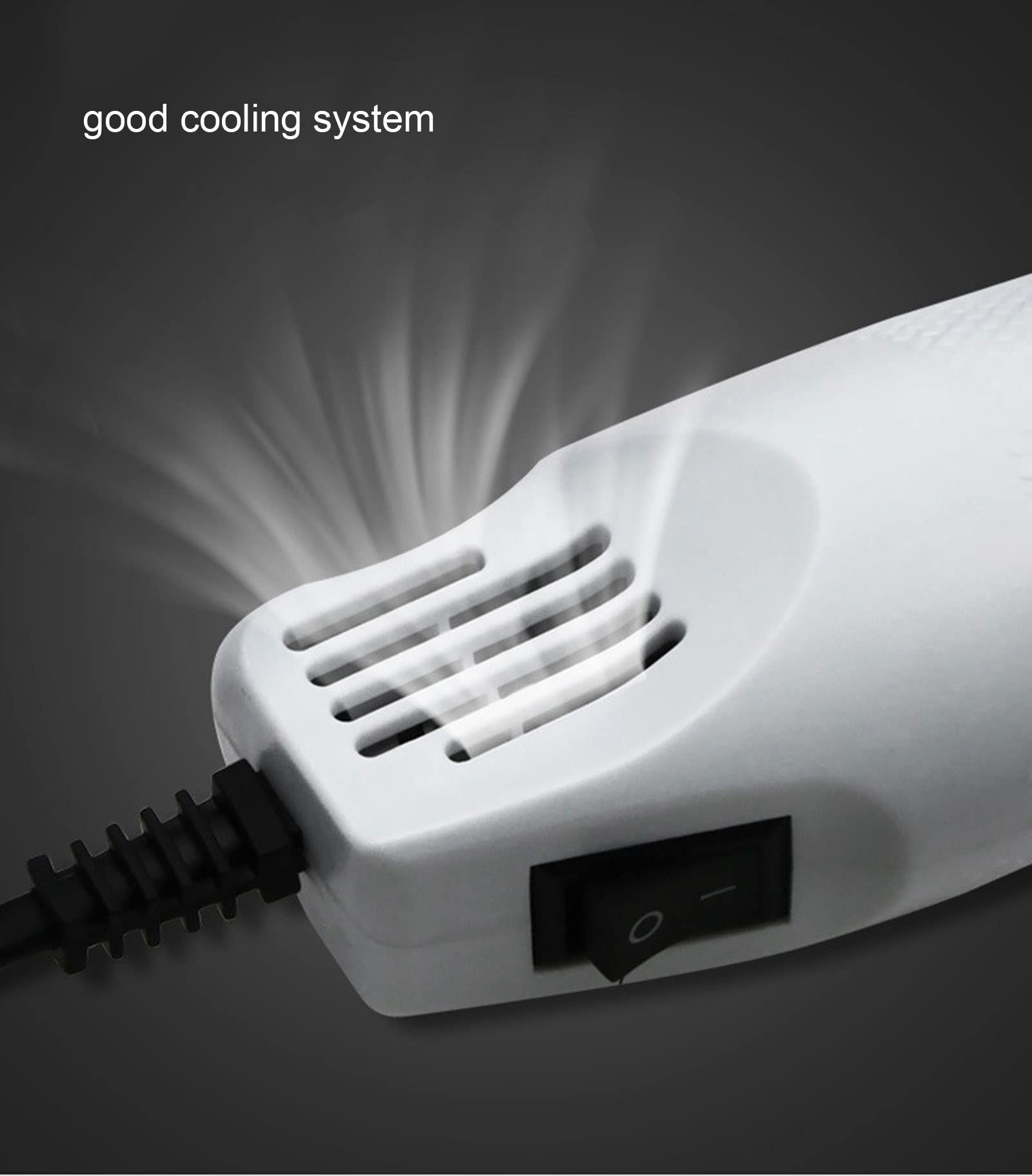 Portable Mini Handheld Hot Air Gun, 200℃ Handheld Portable Hot Air Gun, Epoxy Resin Supplies (White) — image 3