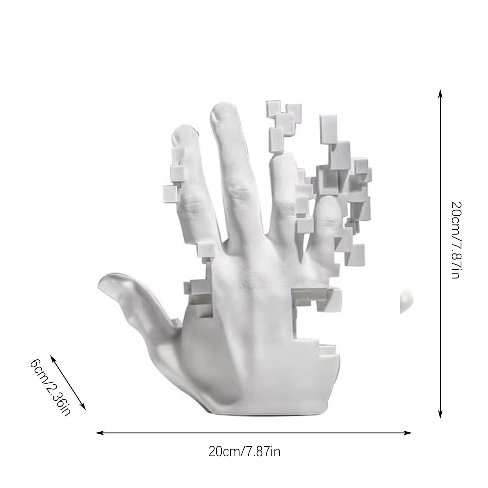 Creative Hand Sculpture Cool Desk Decor Statue — image 2