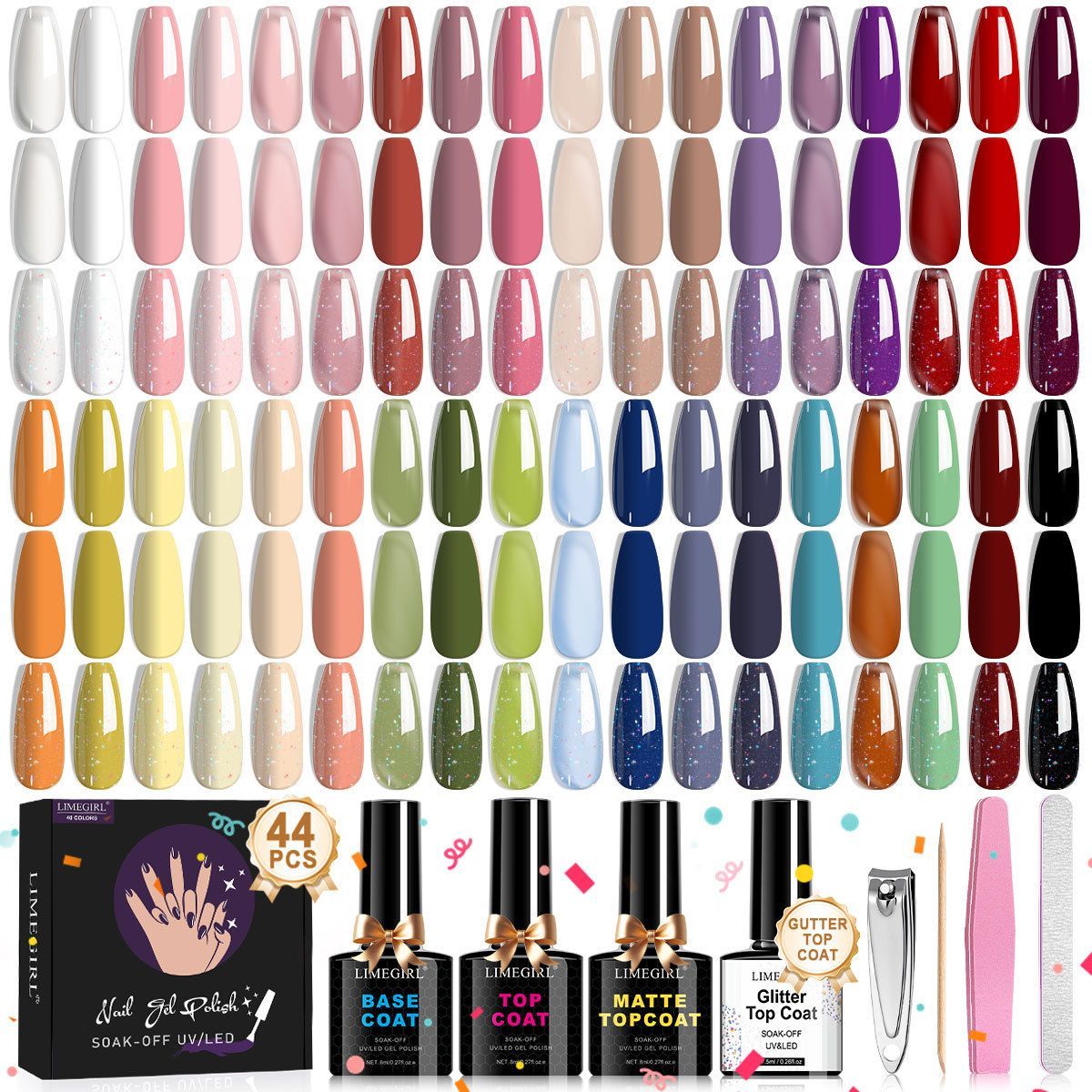 Nail Art Kit Gel Lamp Nail Grinder Nail Polishes Nail Art Tools Nail - Multi - Size 36-1 โ image 6
