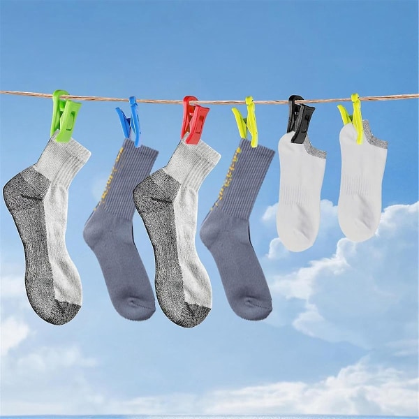 Sock Pins with Hooks for Washing Machine and Dryer Compatible withSamsung, 60-Pack — image 3
