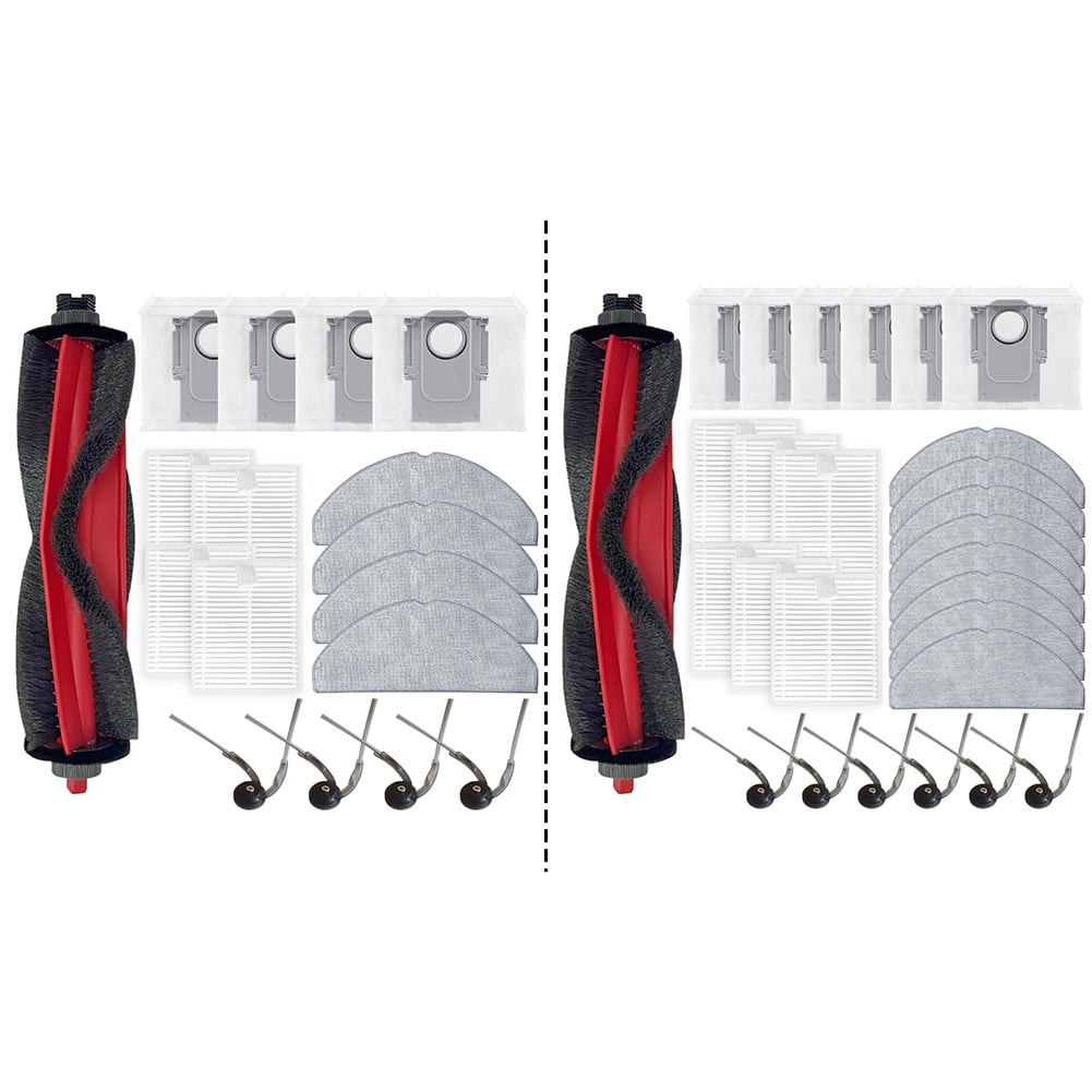 Vacuum Parts Kit, 1 Main Brush, 8 Mop Pads, 6 Filters, 8 Dust Bags and 6 Side Brushes for Roborock Q7 M5+ and Q7 TF+ — image 5