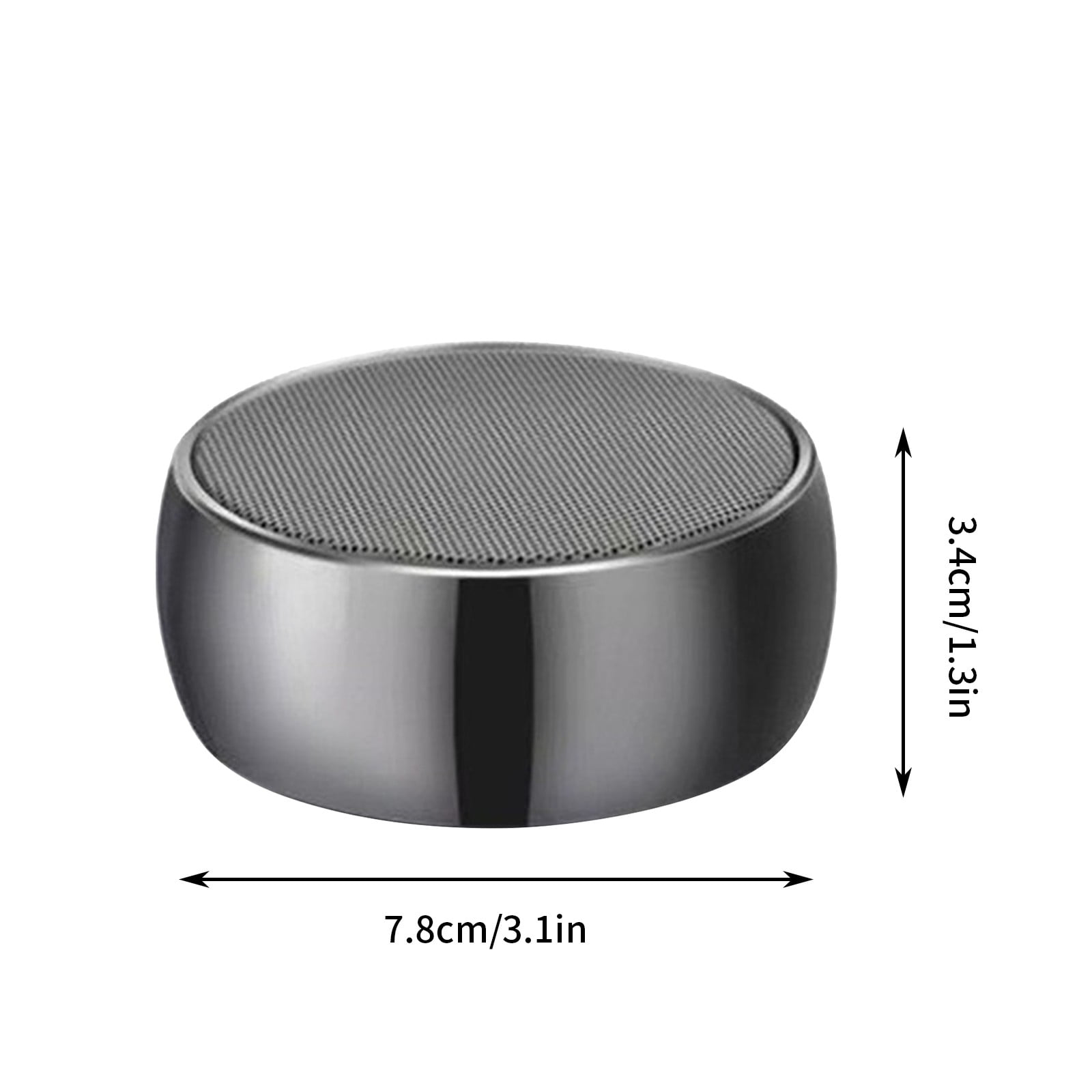BS02 Bluetooth Smart Speaker, Outdoor Portable Mini Boombox With Bass, Card Slot, And Sound Amplification Black — image 5