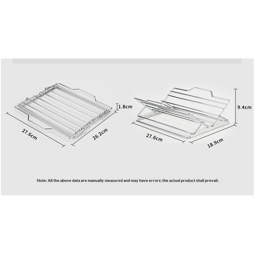 Adjustable Roasting Rack for 27.6 * 26.2 * 1.8cm, Stainless Steel Turkey Rack Insert - Fits Oven, Smoker & Grill, Dishwasher Safe Non-Stick โ image 5