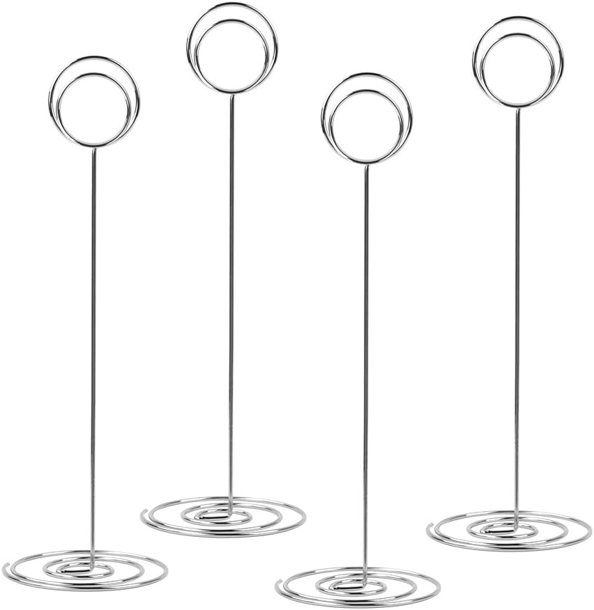 10 Pack Silver Spiral Foot Metal Trivets 22cm Heat Resistant Table Protectors — image 5