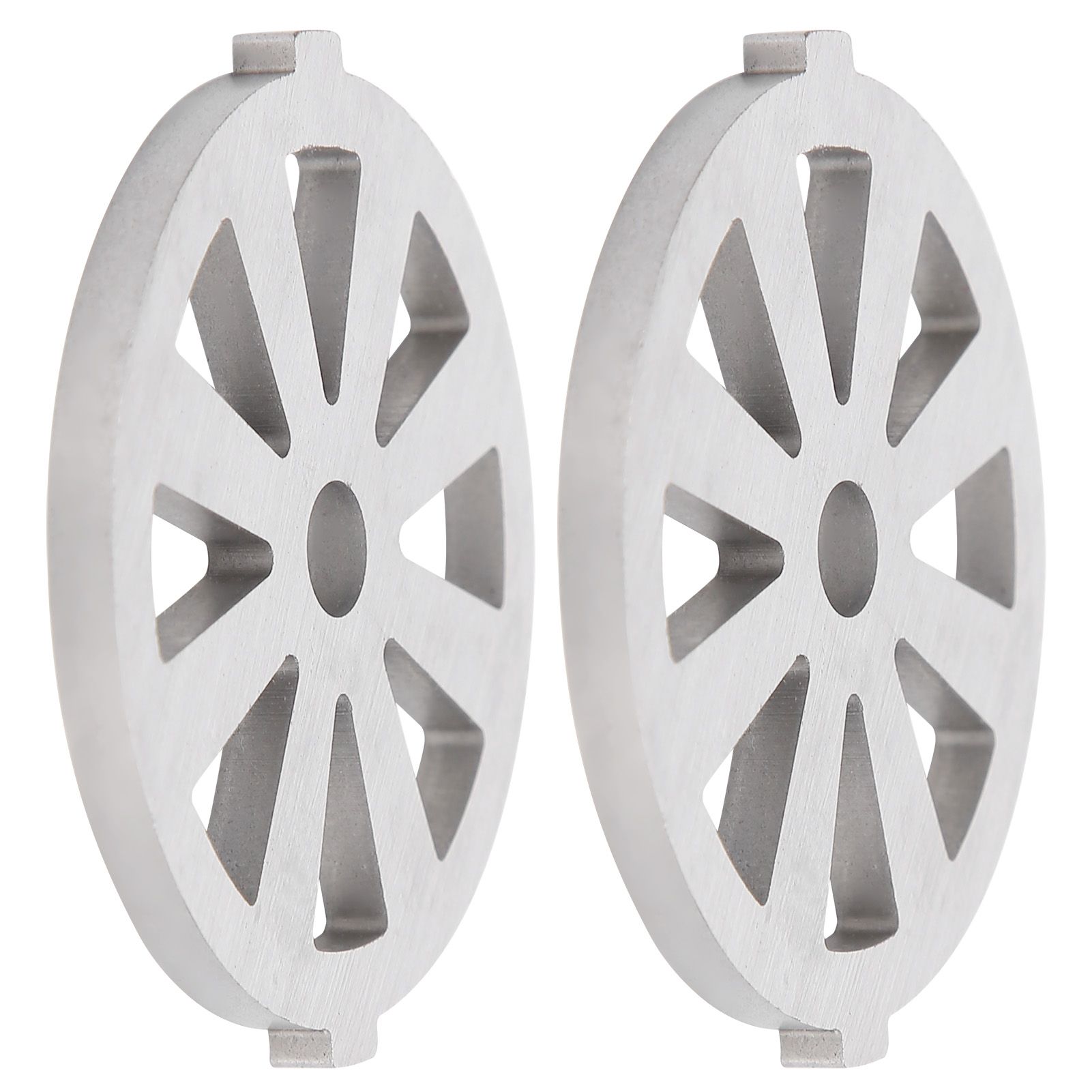 2pcs Meat Grinder Blade 304 Stainless Steel Cutting Plate 7mm/0.3in ID for 5#/B Type Meat Grinder(8 Holes Knife Plate ) โ image 6