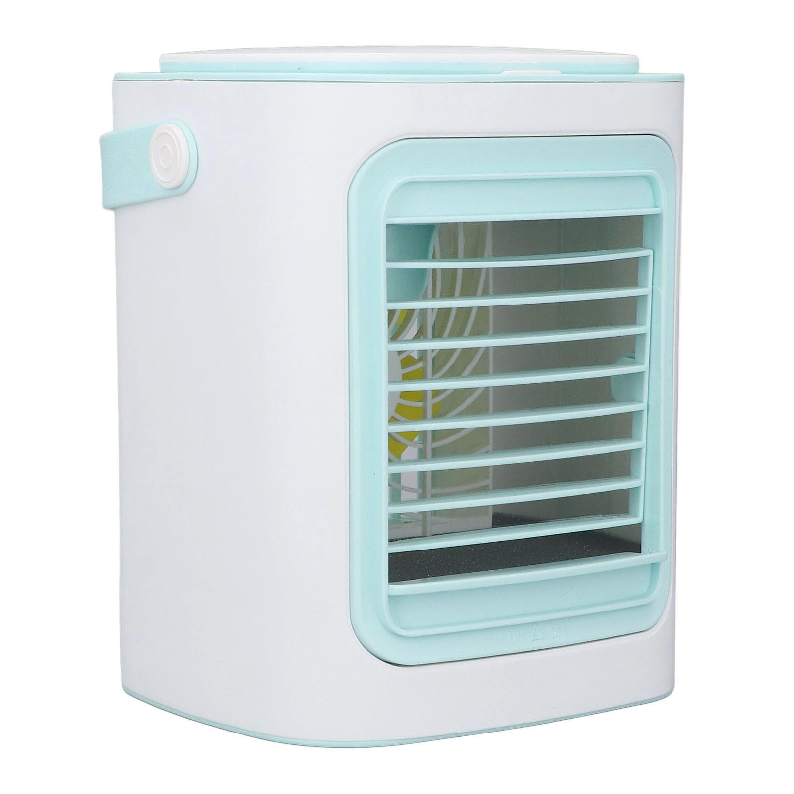 Table Air Cooler Humidification 3 Gear Adjustable Portable Strong Wind USB Port Charging Air Conditioner Fan for Home — image 6