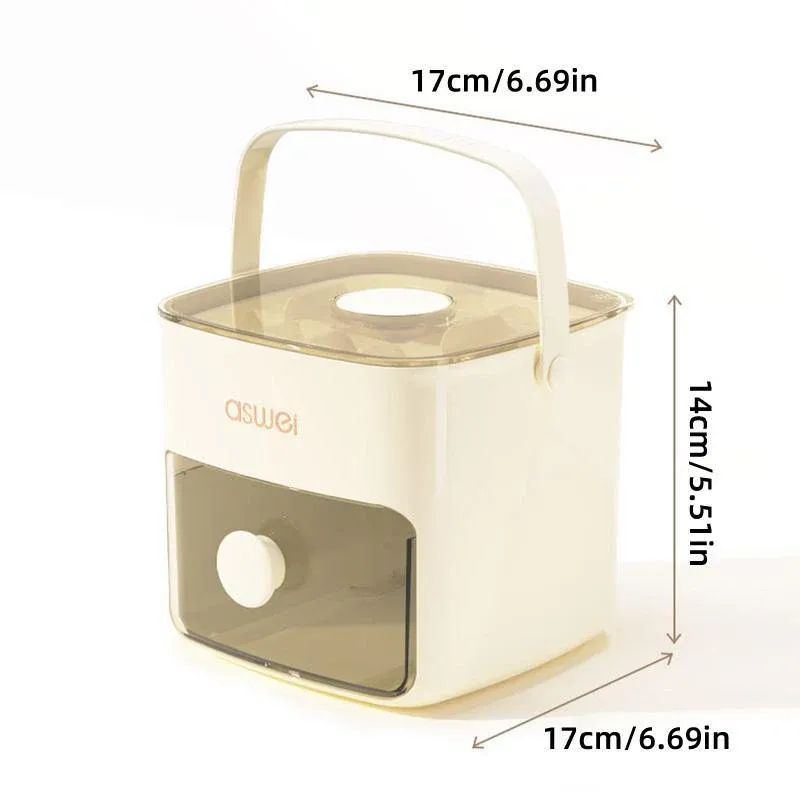 Portable Ice Compartment Cube Mold Plastic Ice Making Box and Ice Cube Holder โ image 3