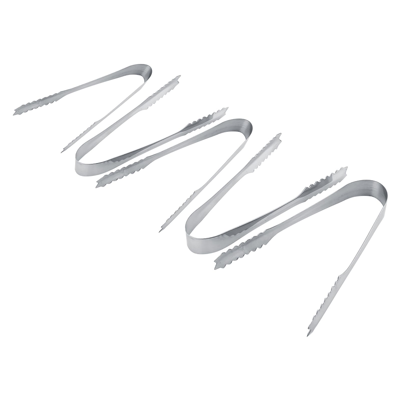 5 x Ice Tongs Wedding Candy Buffet Bar Home Kitchen Stainless Steel Set New (5 x Ice Tongs) — image 3