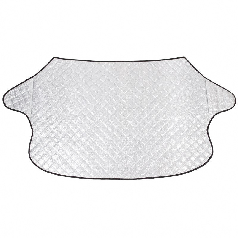 Car Windscreen Cover with Sunshade and Anti-Frost Layer, All-Weather Snow and Ice Protector for Vehicles, Silver, 145 × 92 cm