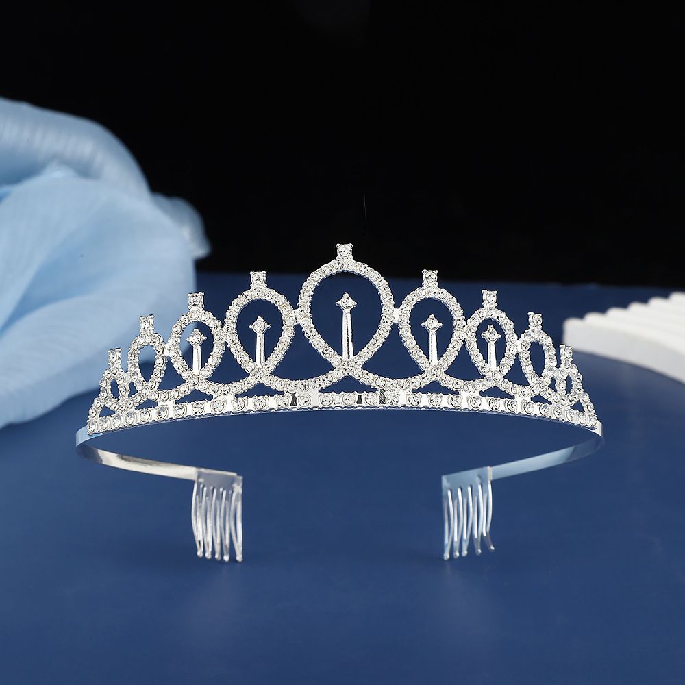 2-piece Silvery Birthday Girl Tiara and Sash Set - Elegant Rhinestone Alloy Crown with, Glitter "BIRTHDAY GIRL" Sash & Safety Pin - Perfect Princess Party โ image 2