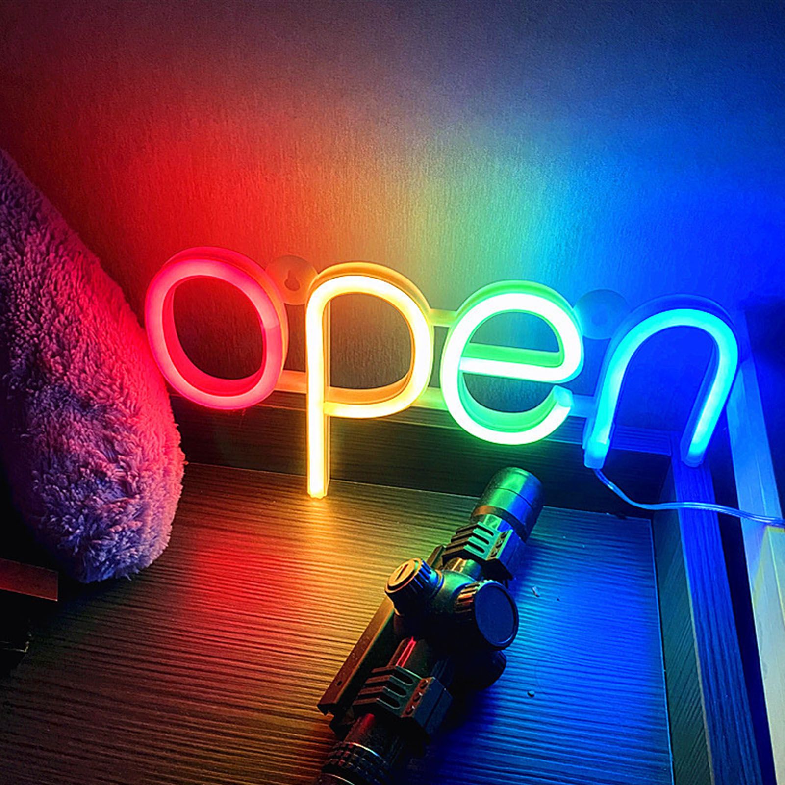 LED Neon Open Sign High Brightness Waterproof Mini Neon Open Sign for Outdoor Business — image 6