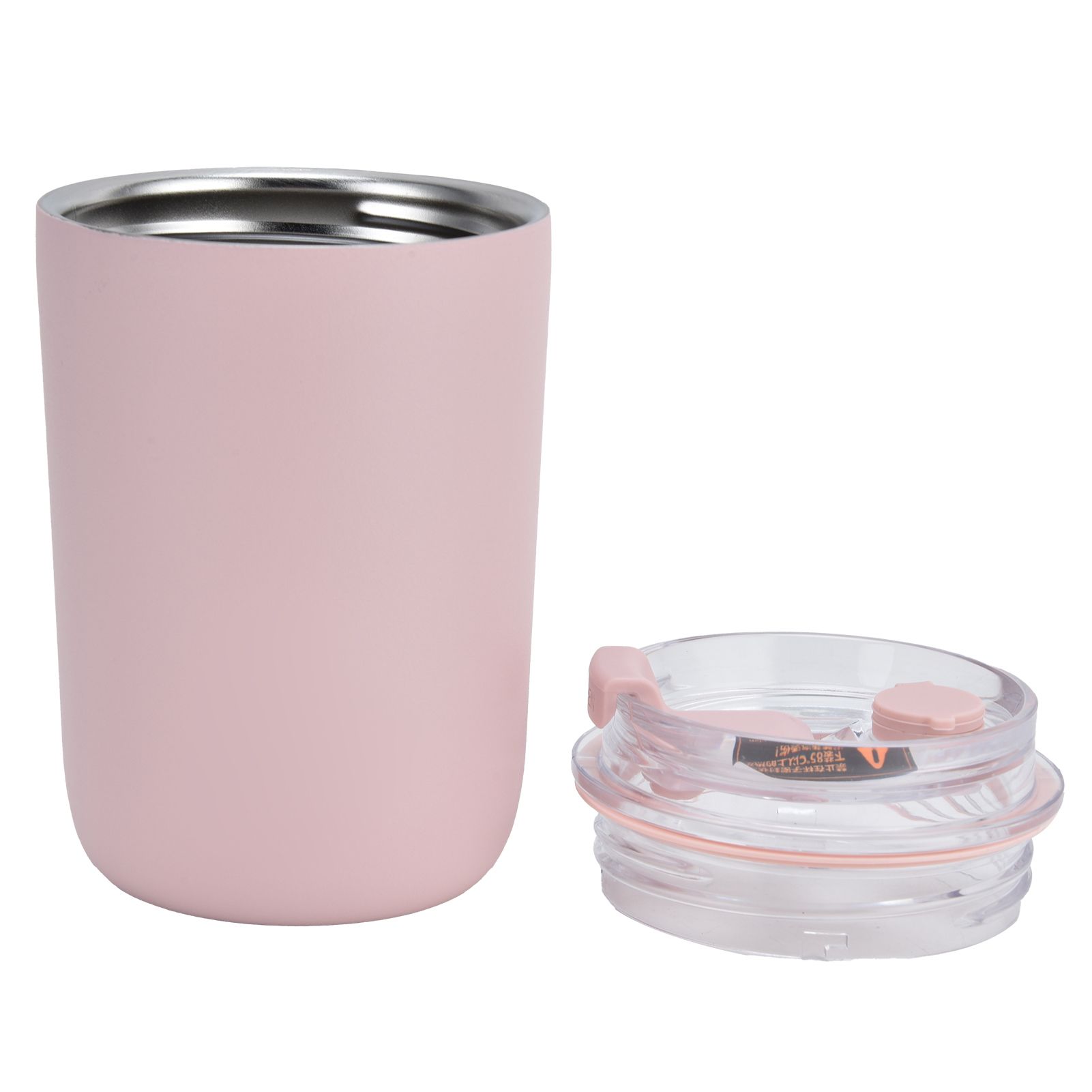 280ml Coffee Cup Household Portable Large Capacity Silicone Stainless Steel Vacuum Flask for Birthday GiftPink โ image 4