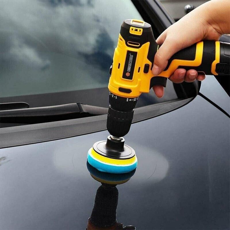 22Pcs 3" Buffing Waxing Polishing Sponge Pads Kit Set For Car Polisher Drill Au — image 3