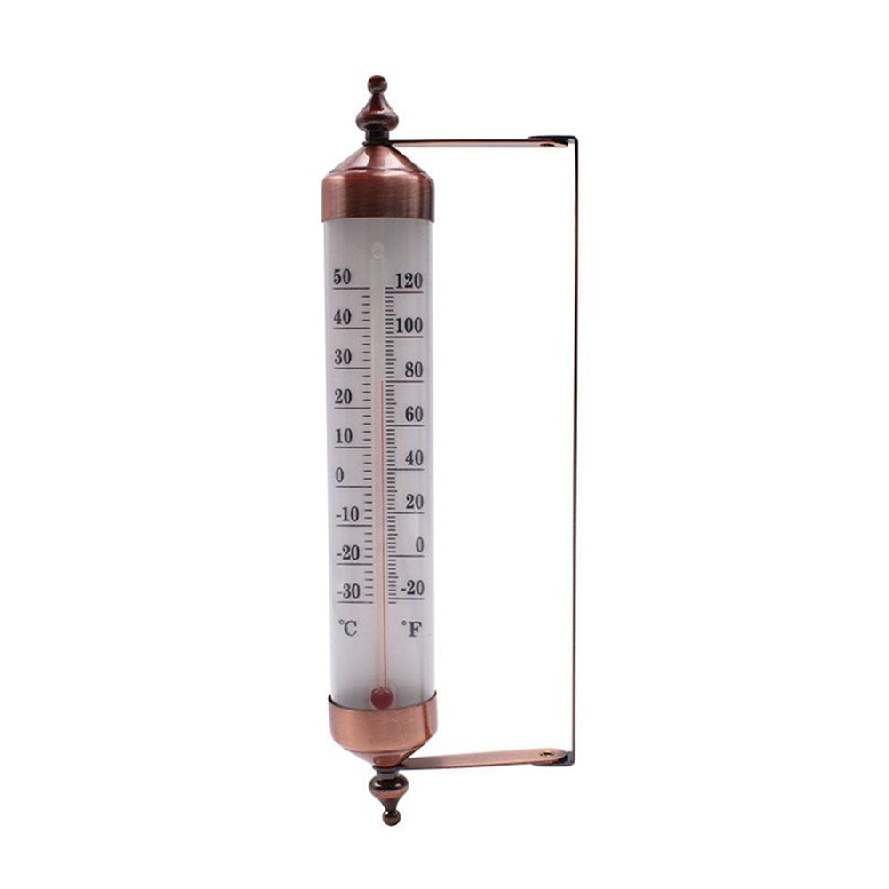 10 Inch Outdoor Wall Mounted Thermometer Garden Terrace Exterior Greenhouse Sun Terrace Measurement Tool Smile Home — image 4
