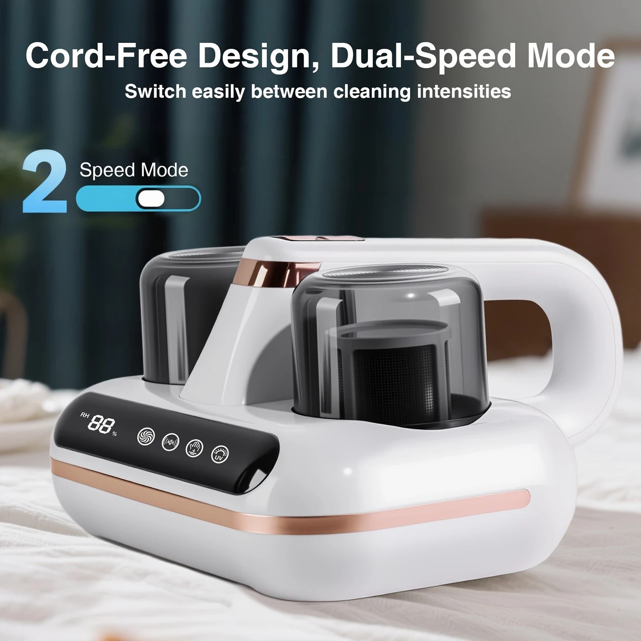 Wireless Intelligent Anti-Mite Cleaner: 10000Pa Super Suction, Dual Washable Dust Cups โ image 6