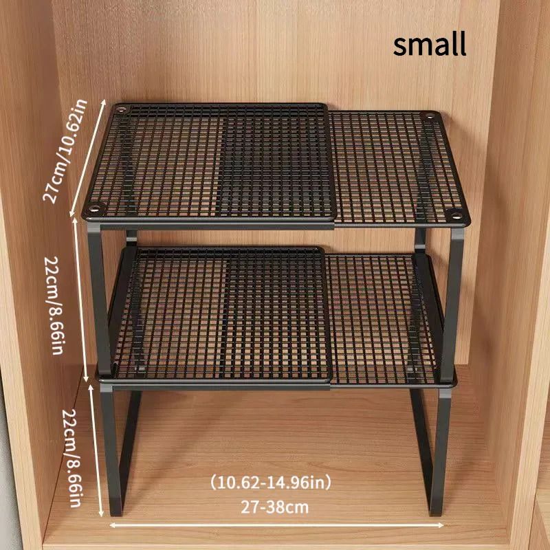 Black White adjustable mesh storage shelves, heavy duty home organizer, layered shelving, closet organization, garage storage, mesh shelf unit, Australian home — image 3