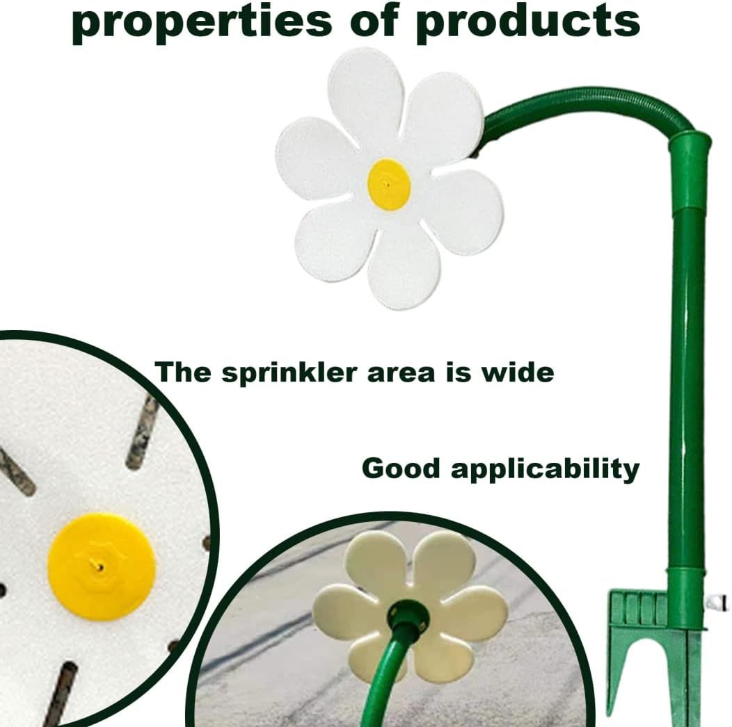 Lawn Watering Sprinkler Sprayer, Garden Crazy Daisy Sprinkler Stake, Kids Outdoor Water Play, Garden Irrigation Tool — image 5