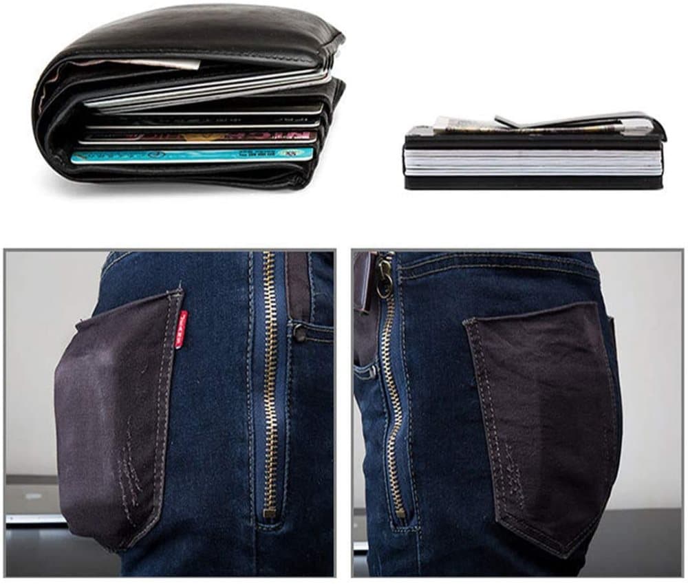 Best selling product!!! Carbon fiber RFID Card holder Black - Christmas gift One size — image 6