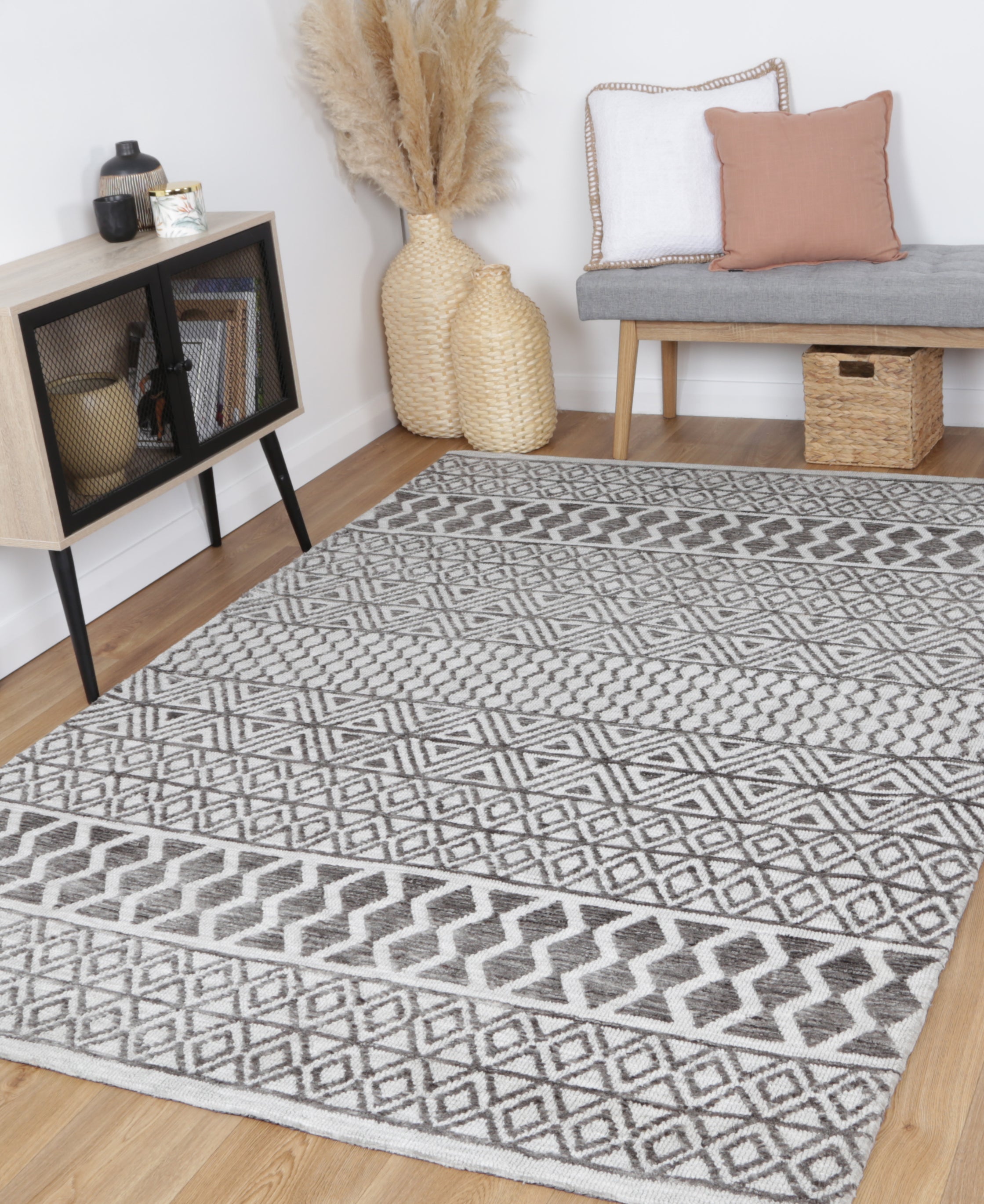 Amritsar AMRI04 Grey 160 × 230 — image 2