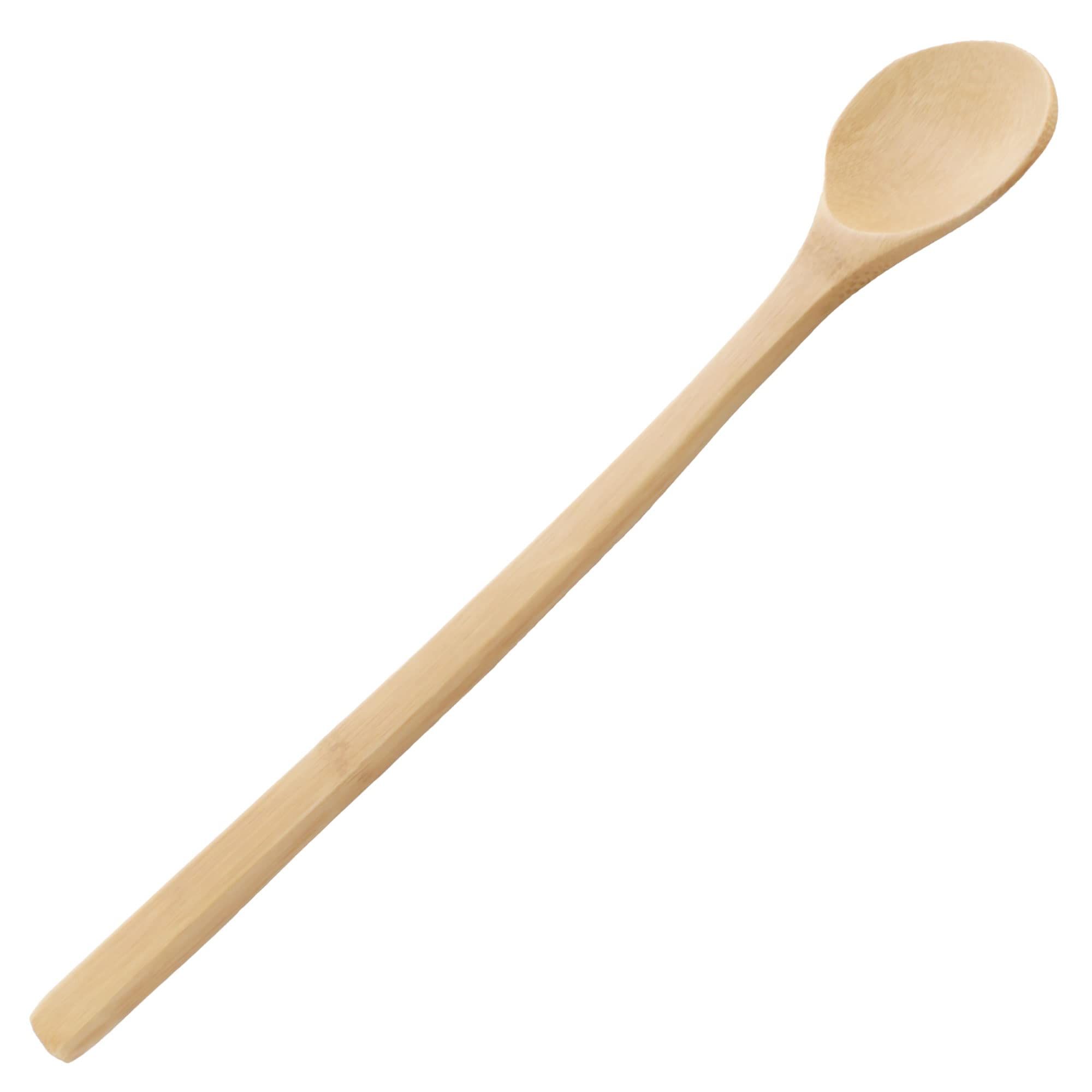 Bamboo Serving/Cooking Utensils Wide Spoon Perfect for cooking and serving food EASY TO MAINTAIN- 3 Pieces โ image 2