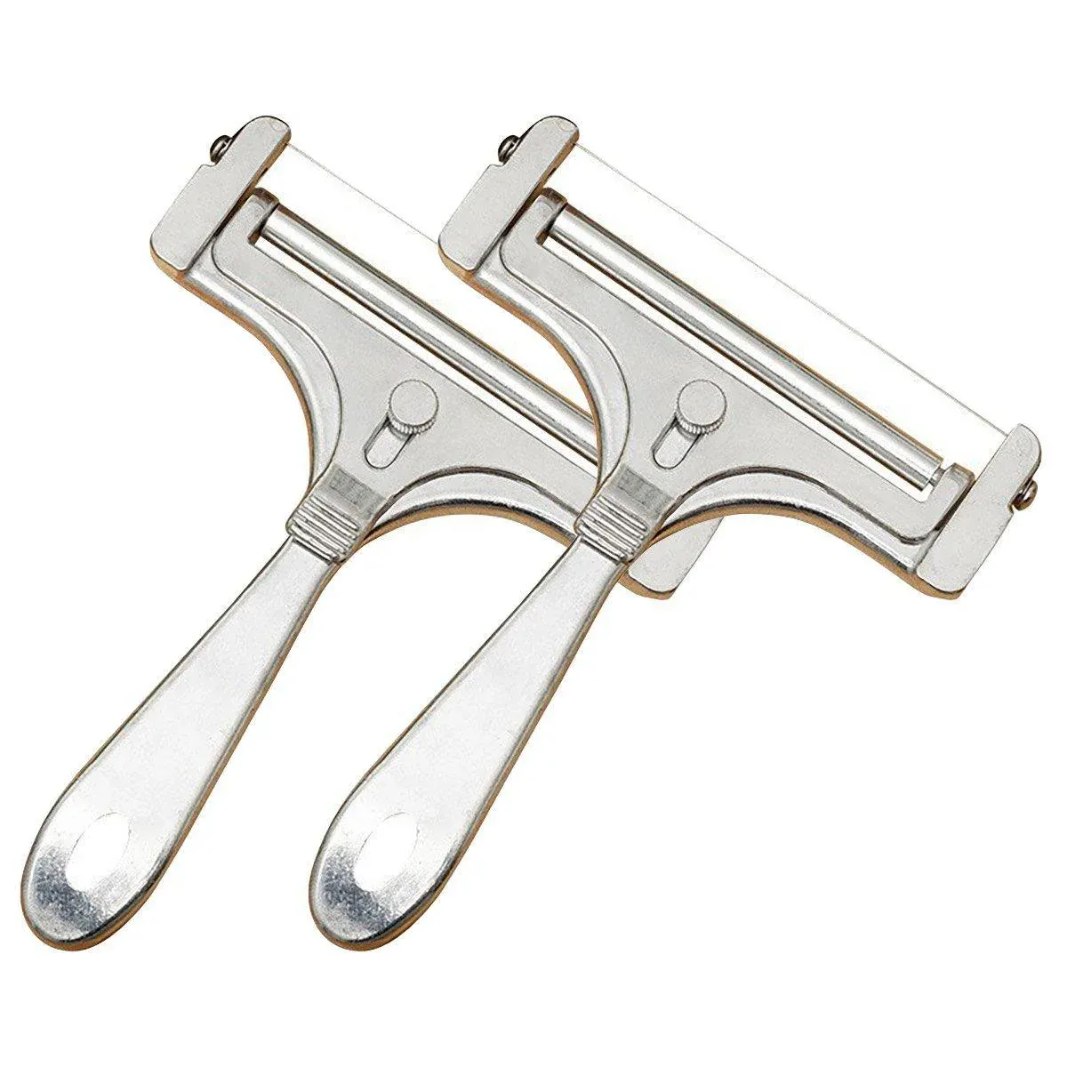 1/2 PCS Butter Cheese Grater Slicer Scraper Stainless Steel Kitchen Gadget Tool - 2PCS