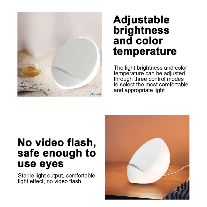 Mood lighting,Support Different Levels of White Light and Color Light,WiFi APP,Wireless Charging,Phone Holder โ image 6