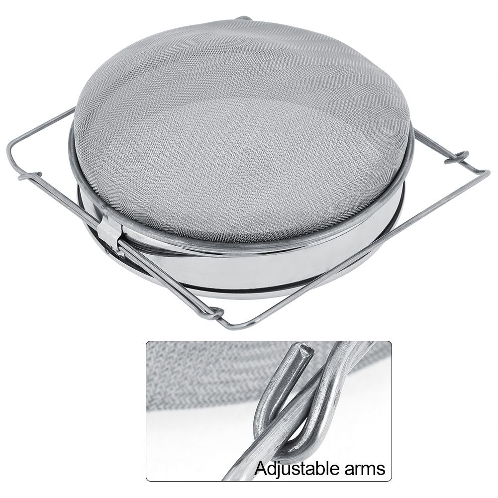 Stainless Steel Beekeeping Double Honey Sieve Strainer Extractor Filter Mesh Screen Equipment — image 4