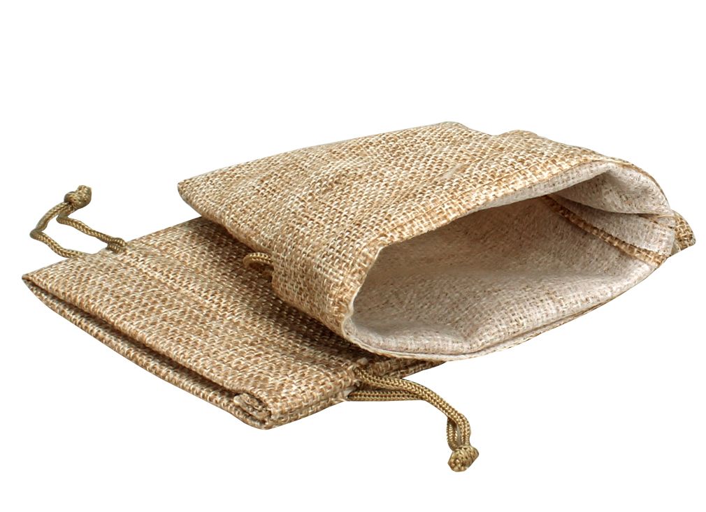 Lot of 24 3.5x5 Inch Burlap Gift Bags with Drawstring Linen Jewelry Pouches Burlap Sacks for Wedding Favors Party Gifts โ image 3