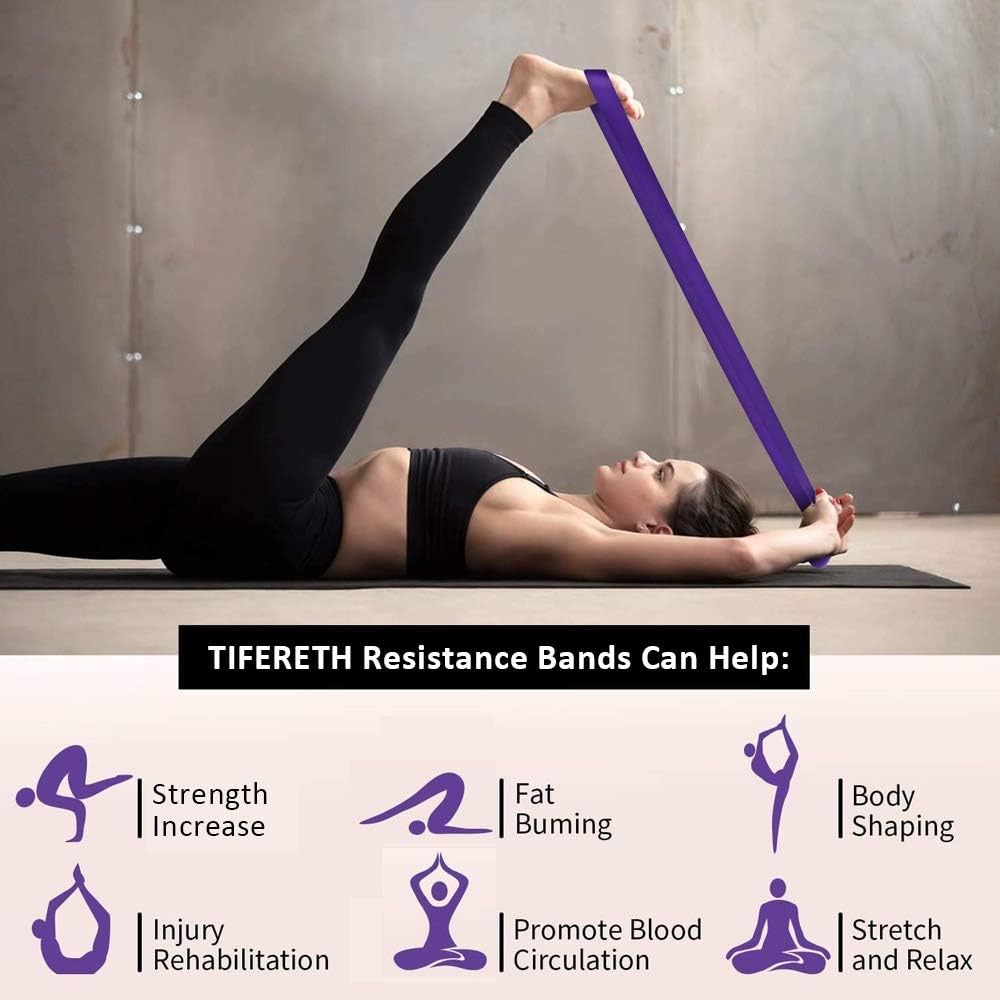 Resistance Bands - Pull-Up Assist Bands - Exercise bands for men and women - Exercises - Stretching - Physiotherapy - Strength training — image 3