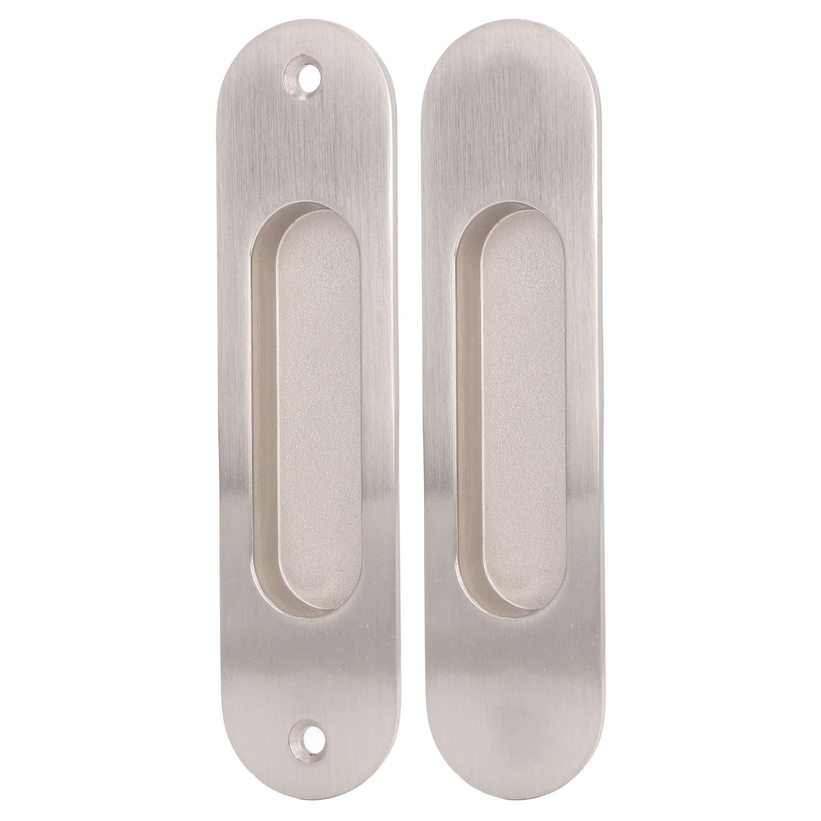 Sliding Door Handles Set Smoothing Surfaces Aluminum Alloy Closet Door Finger Flush Pull โ image 3