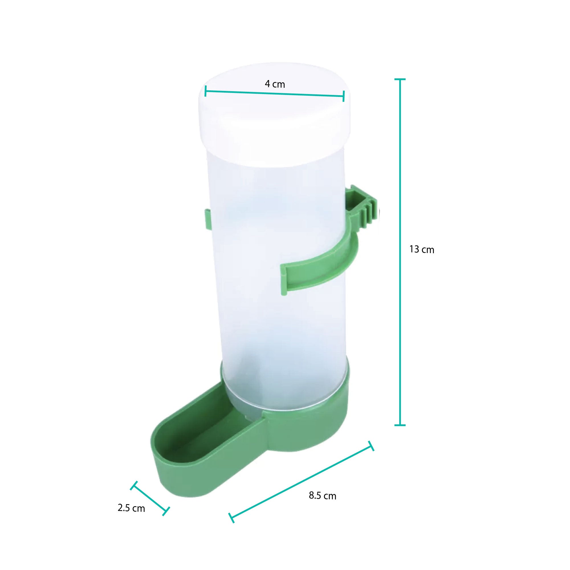 5x Bird Cage Food Dispenser Feeder Automatic Pet Parrot Budgie Cockatiel Aviary โ image 3