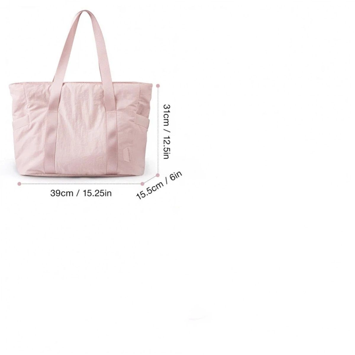 Tote Bag for Women, Tote Bag with Zipper Work Tote with Compartments Nurse Shoulder Hanbag for Travel, Gym — image 3