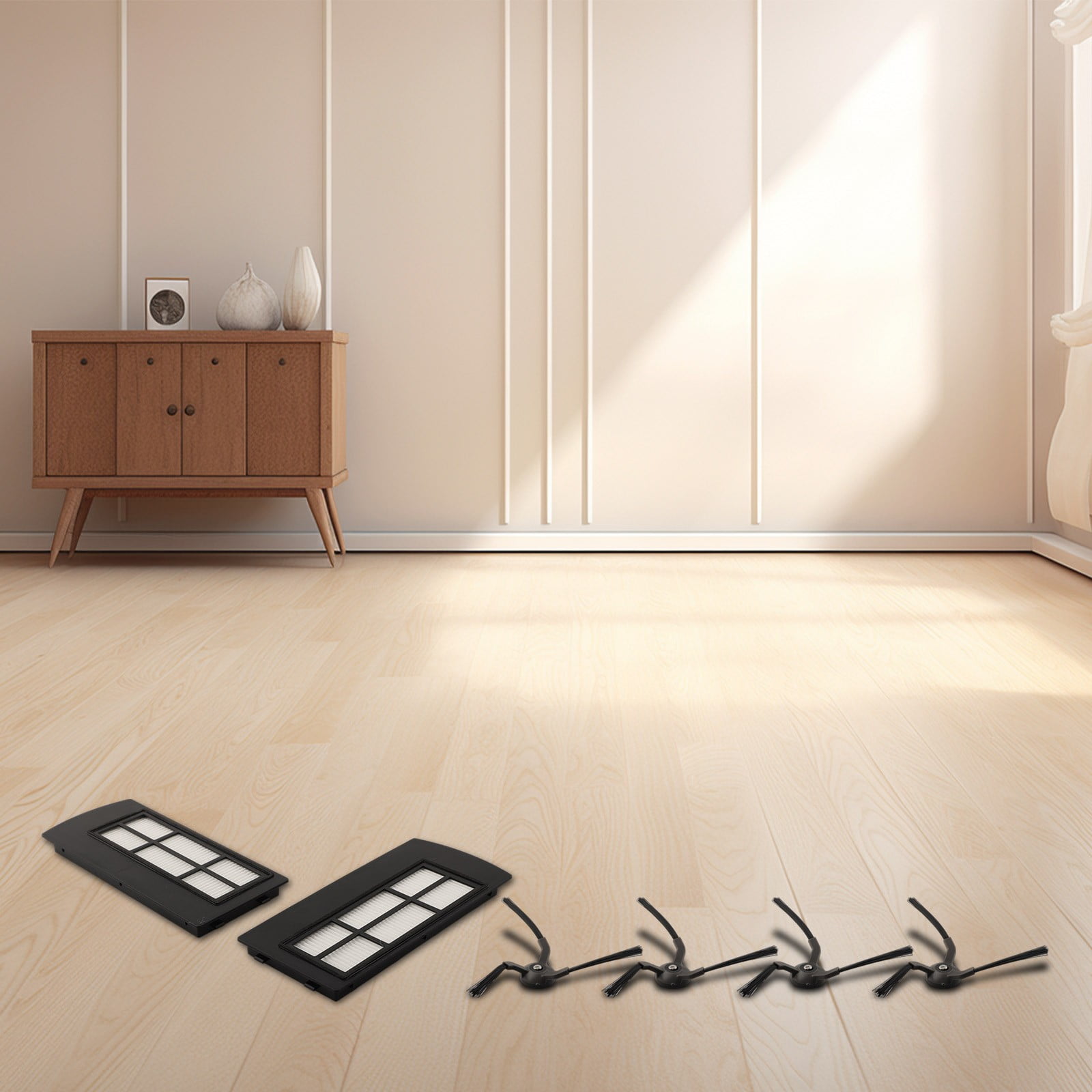 Long lasting Filters and Side Brushes Set for eufy Clean X9 Pro Vacuum Cleaner — image 4