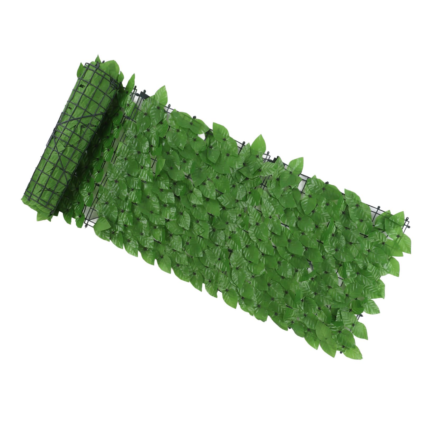 Faux Leaf Hedge Simulation Prevent Leaves Falling Off Decorative Artificial Fence Screen for Balcony Courtyard Emerald Green Epipremnum Aureum Leaf 0.5 × 3 — image 4