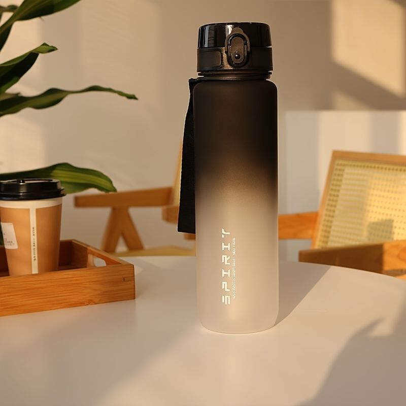 Gradient Water Bottle Sports Water Bottle Men Water Bottle Women Water Bottle - Pink - Size 650ML — image 4