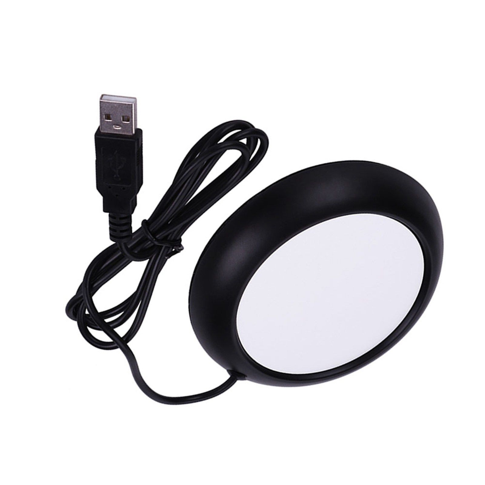 USB Wood Grain Cup Warmer Heat Beverage Mug Mat Office Tea Coffee Heater Pad Black โ image 3